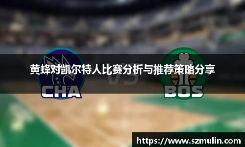 黄蜂对凯尔特人比赛分析与推荐策略分享